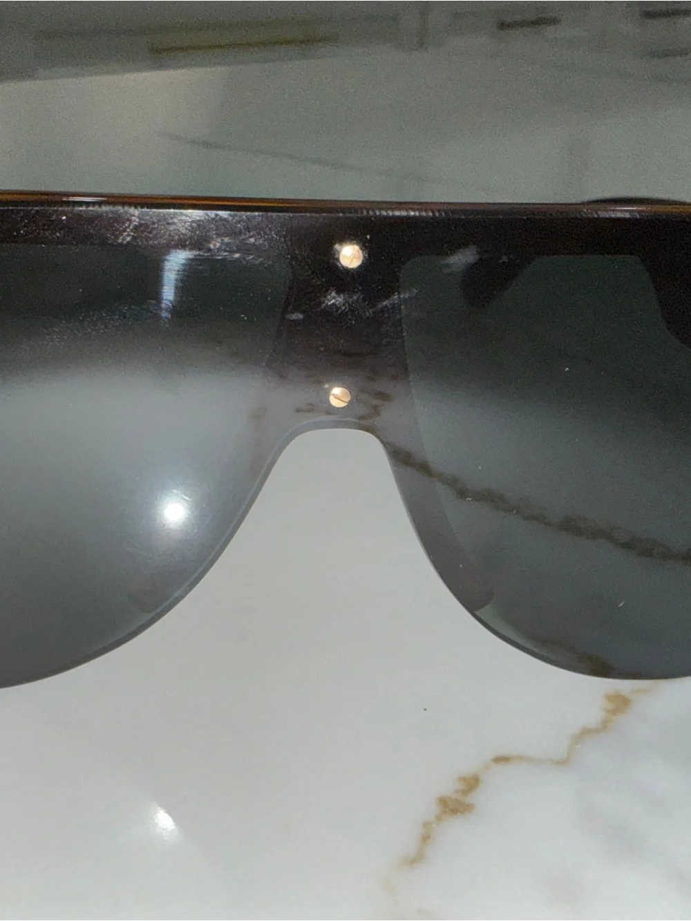Versace Tortoiseshell Sunglasses with Gold Medallion Accent